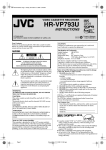 JVC HR-VP693U VCR