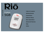 Rio Eigen Executive (1.5 GB) MP3 Player