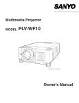 Sanyo PLV-WF10 Multimedia Projector