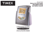 Timex T618TT Clock Radio