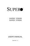 SuperMicro SUPER 370 DDE Motherboard