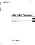 Sony VPL VW11HT Multimedia Projector