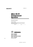 Sony MHC-GX8800 CD Shelf System