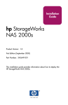HP NAS 2000S (345646-421) 72.8 GB Hard Drive Array