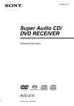 Sony AVD-S10 DVD Player