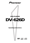 Pioneer DV-626D DVD Player