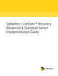 Symantec LiveState Recovery Standard Server 3.0 for PC