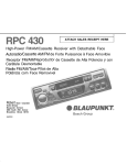 Blaupunkt RPC430 Cassette Player