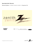 Zenith D61W25 61" Rear Projection Television