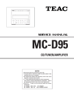 Teac MC-D95 CD Shelf System - Teac