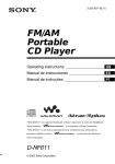 Sony Walkman D-NF611 Personal CD Player - d