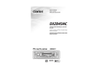 Clarion DXZ845MC CD Player
