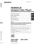 Sony CDX-L550 X CD Player