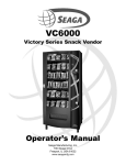 Victory Seaga VC6000 Full Line Venting Series Electronic Vendors (VC6000, Seaga VC6000)