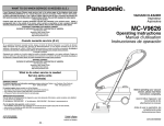 Panasonic MC-V9626 Bagged Canister Vacuum