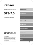 Integra DPS-7.3 DVD Player