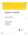 Symantec Client VPN 8.0 (10132709) for PC