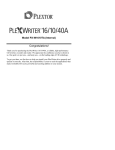 Plextor PlexWriter 16/10/40A CD