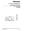 Panasonic PTL-520U 2000 ANSI lumens/SVGA LCD Projector (PTL