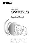 Pentax Optio 330GS Digital Camera