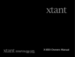 Xtant X1001 Car Audio Amplifier