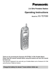 Panasonic KX-T7680 Cordless phone (KXT7680)