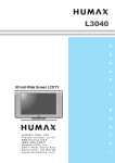 Humax L3040 Television