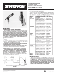 Shure Unidirectional Dynamic Professional Microphone