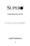 SuperMicro SuperServer 6011D