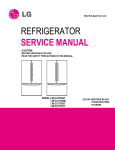 LG LRFC25750 French Door Refrigerator - LRFC25750xx LG 25 cu. ft. French Door Refrigerator Service Manual
