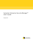 Symantec Enterprise Security Manager 6.0 for PC, Unix