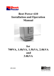 Powerware Best Power Best 610 3kVA UPS System - BEST_610_700