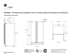 GE PSC23SGRSS Side by Side Refrigerator