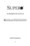 SuperMicro SERVER RACK|SUPMICRO 6014A