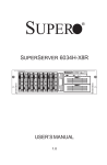 SuperMicro SuperServer 6034H-X8R