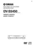 Yamaha DV-S5450 DVD Player