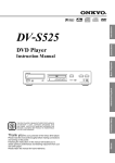 Onkyo DV-S525 DVD Player