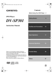Onkyo DV-SP301 DVD Player