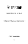 SuperMicro SuperServer 6012L