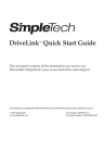 SimpleTech DriveLink Universal Hard Drive Mirroring (sti
