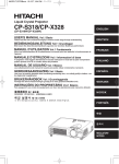 Hitachi CP-X328 Multimedia Projector - D:\Manuals  (Misc.)\HITACHI CP