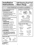 GE J2S968SHSS Dual Fuel (Electric and Gas) Kitchen Range