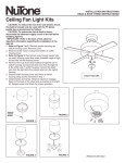 Broan-NuTone N-PFLK1BR Light Kit Ceiling Fan