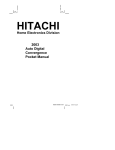 Hitachi 57GWX20B 57" Rear Projection Television