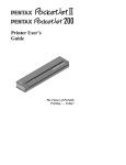 Pentax PocketJet II Printer Kit Ultra