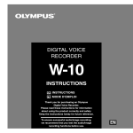 Olympus W-10 Digital Voice Recorder