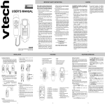 Vtech VT1122 Corded Phone