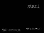 Xtant X604 Car Audio Amplifier