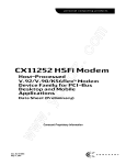 Conexant CX11252-11 Modem