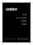 Uniden TCX860 Cordless Expansion Handset
